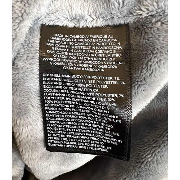 THE NORTH FACE Gray Shelbe Raschel Hooded Fleece Lined Softshell Jacket MED NWOT - Picture 7 of 9